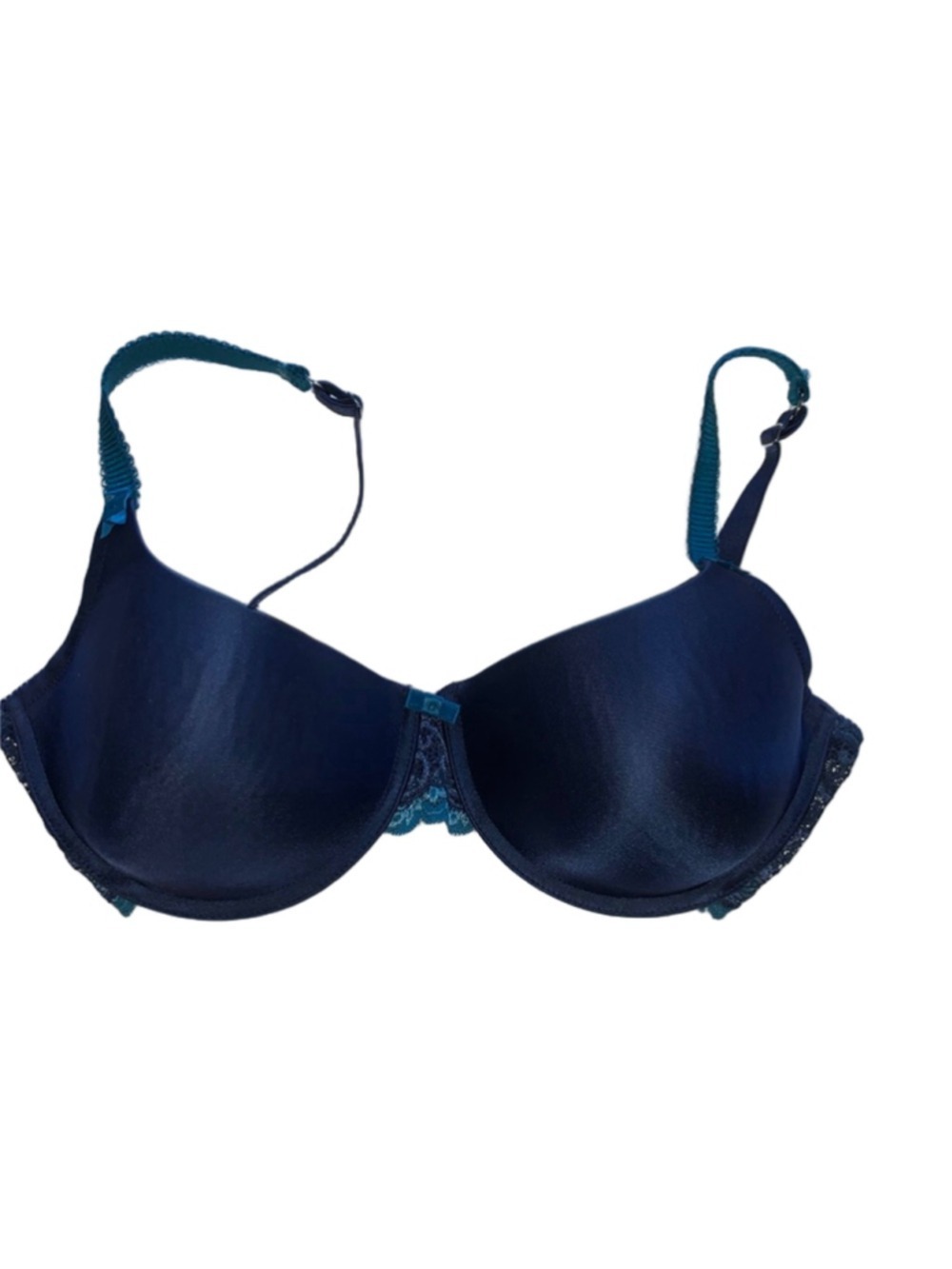 Women's wonderbra Navy Teal Lace Bra 38E (DD)